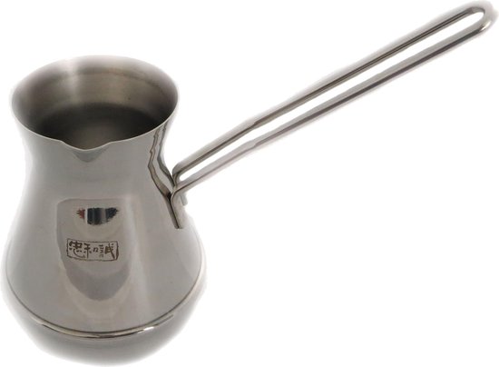 Turkse koffiemaker Mocha Pot Espresso Maker Cezve Dzhesva 350 ml Volledig roestvrij staal 1 mm