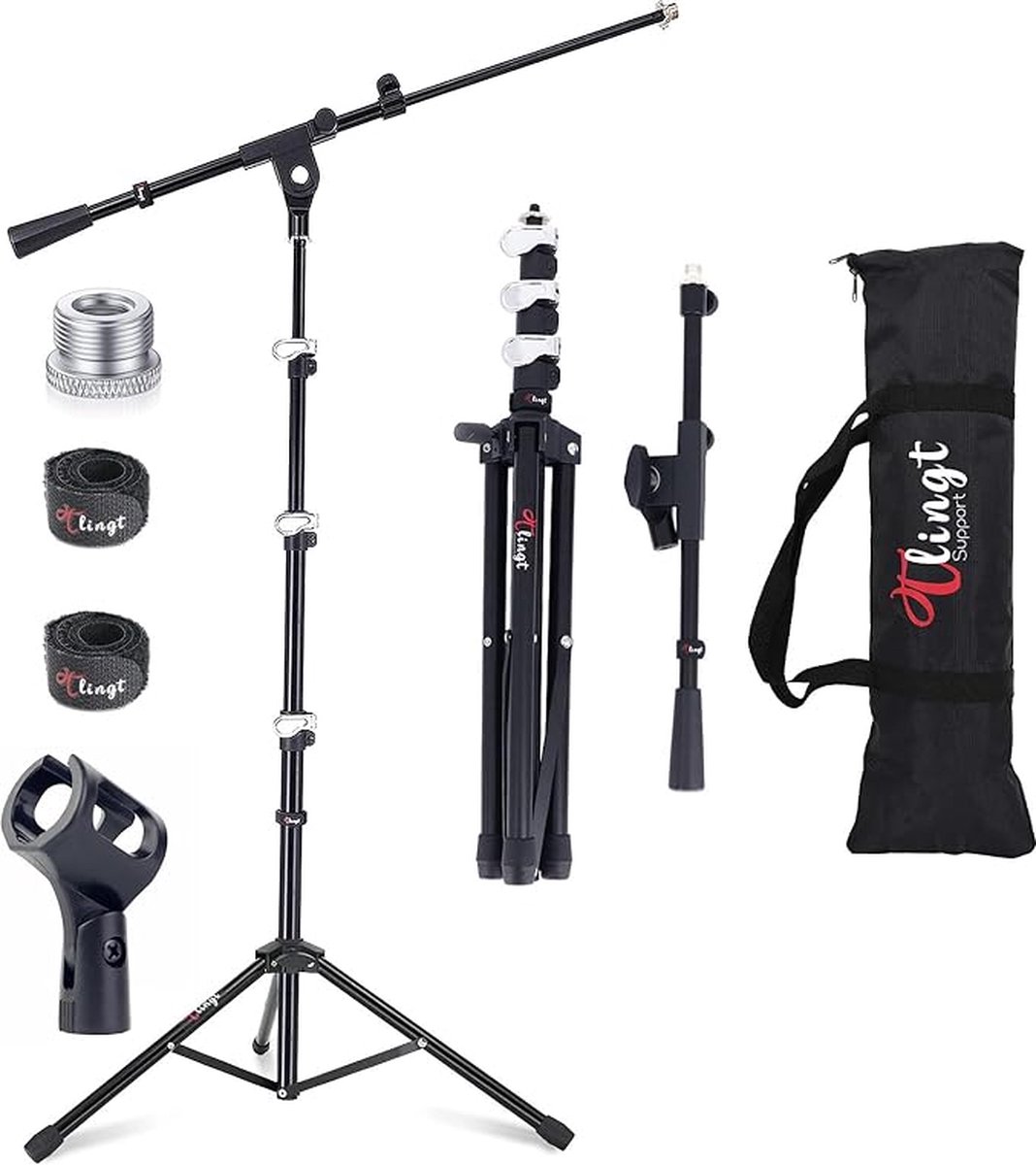 professional microphone arm - QuadCast Boom Arm Stand / microfoonhouder, microphone arm standard adjustable microphone stand 45 x 16.4 x 11.7 cm;