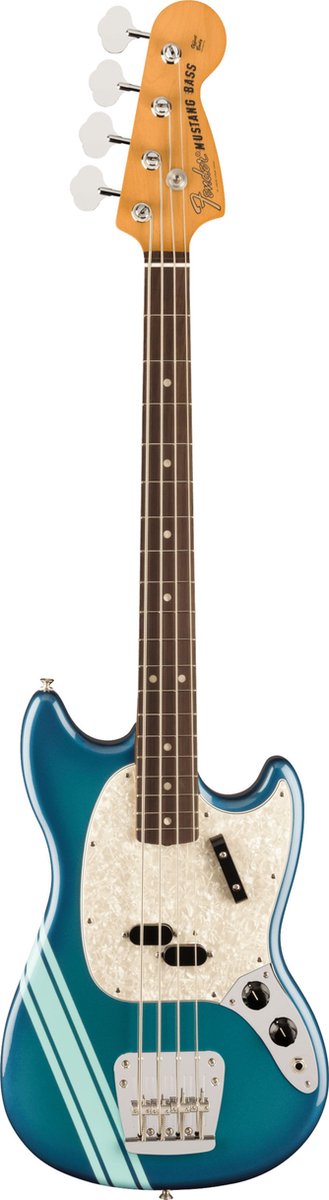 Fender Vintera II '70s Mustang Bass RW Competition Burgundy - Elektrische basgitaar