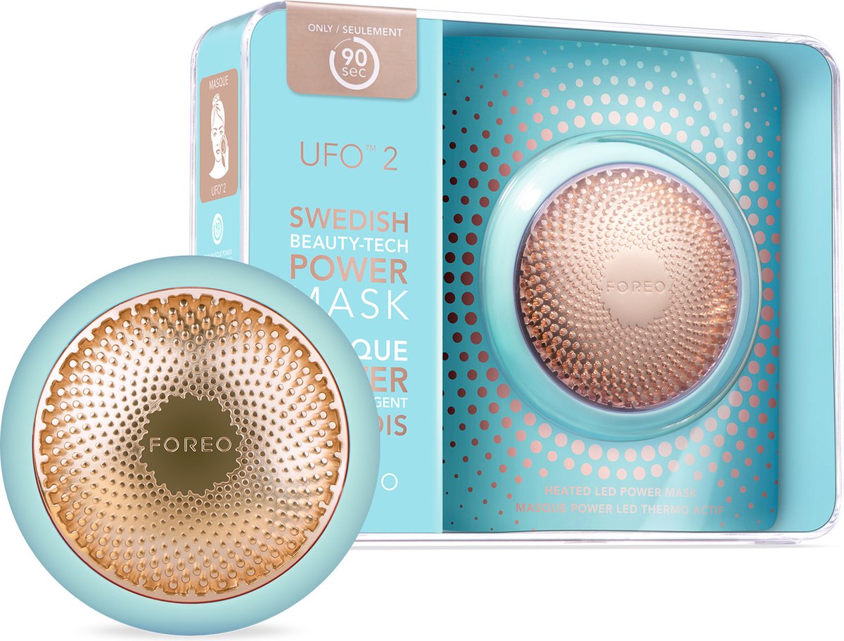 FOREO UFO™ 2 Power led gezichtsbehandeling en huidverjongingsapparaat voor elk huidtype [Mint]