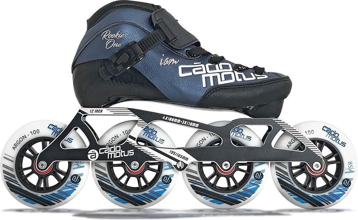 Cádomotus Rookie One - Hoogwaardige Verstelbare Skeelers voor Kinderen en Dames - 2-in-1 Set-Up: Geschikt voor 4 Kleine of 3 Grote Wielen - Maat 37