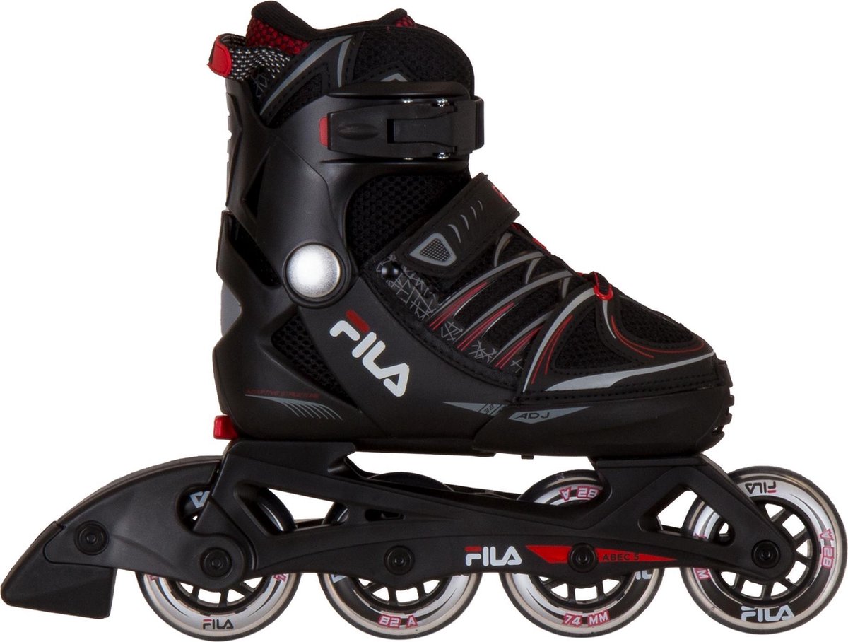 Fila Inlineskates - Maat 32-35 - Unisex - zwart/ rood