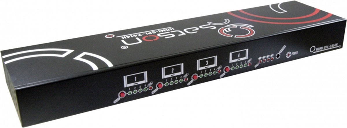 HDM-SPL-2414H / HDMI 4 x 4 matrix switch