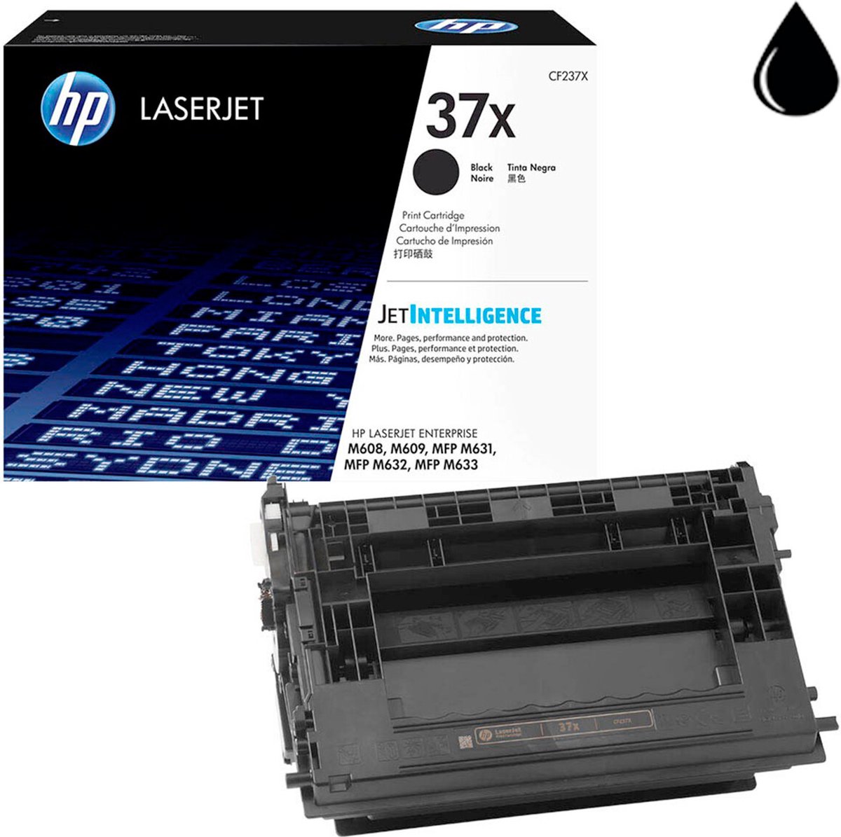 Original Ink Cartridge HP CF237X Black