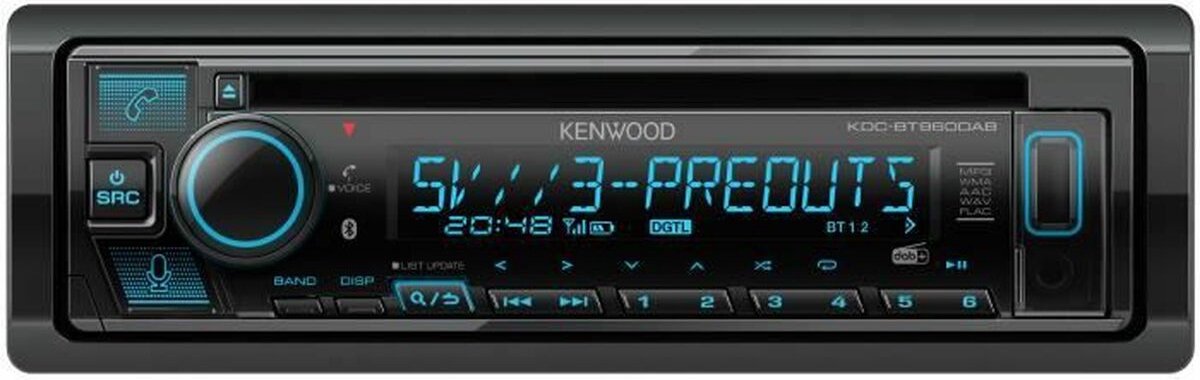 Kenwood KDC-BT960DAB Autoradio - Multicolor