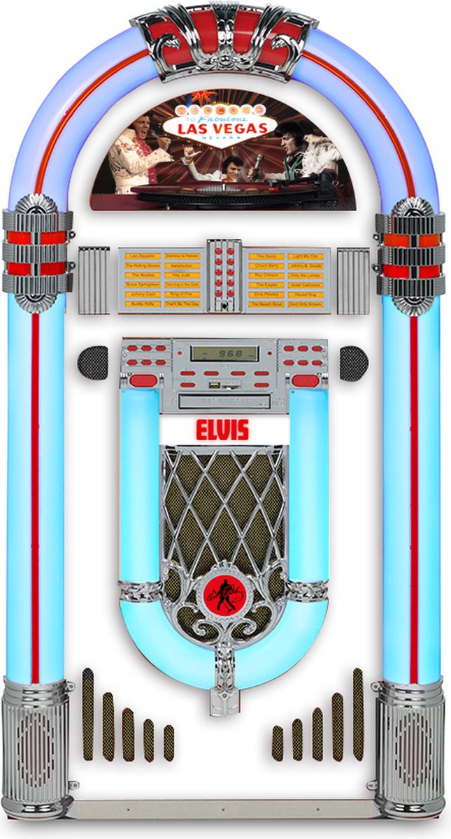 Elvis Presley Jukebox EP5000 Wit Limeted edition XXL