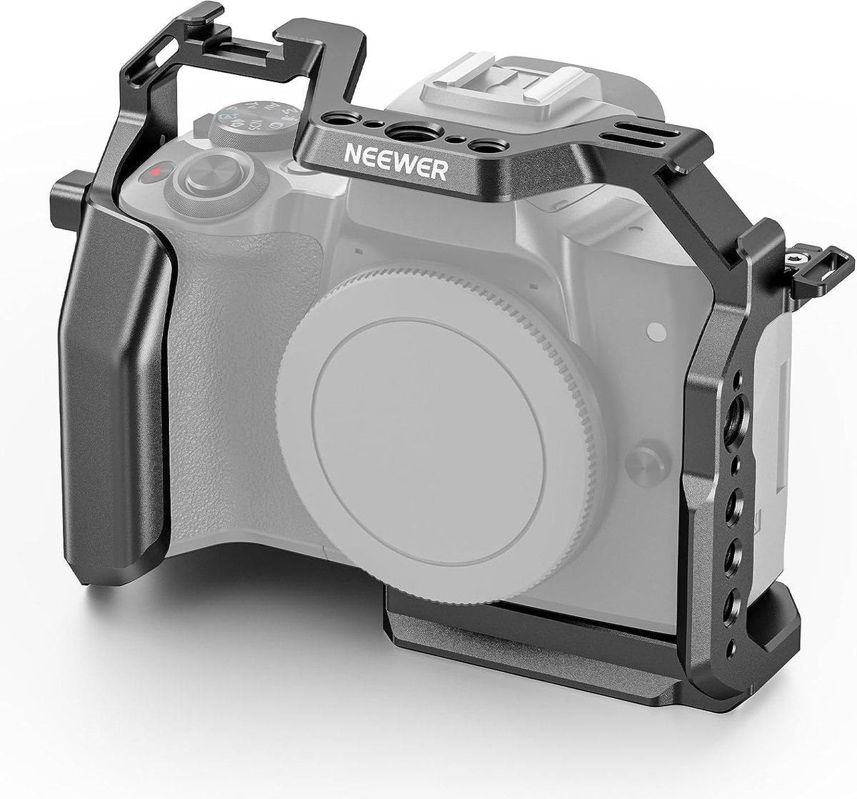 Neewer® c 50/M50 II-kooi - Stevige aluminium videokooi met HDMI-kabelklem, NATO-rail en ARRI-locatiegaten - Arca-basis voor DJI RS2 RS3 Compatibiliteit