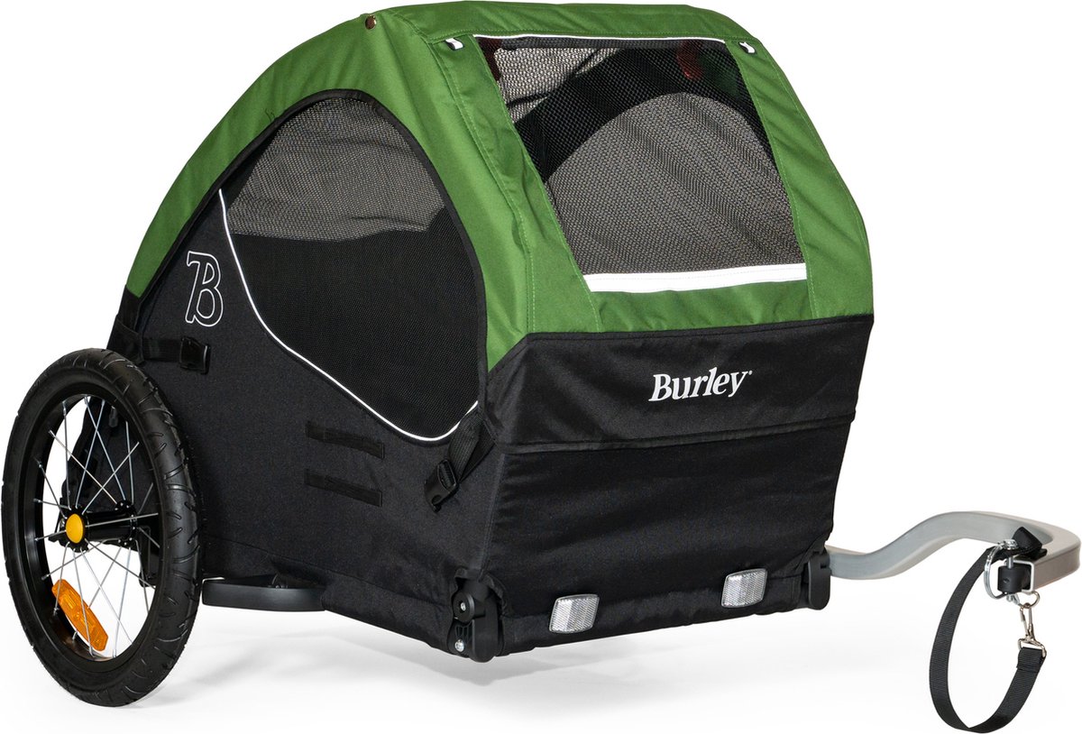 Burley Tail Wagon Hondenfietskar -  Groen/Zwart