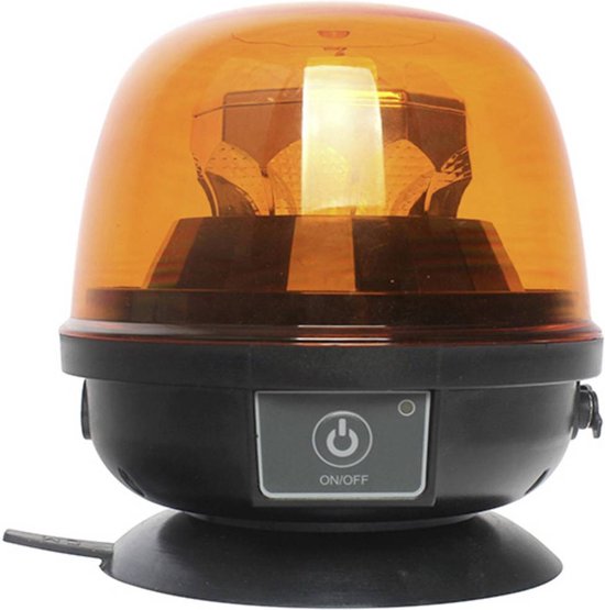 SecoRüt Zwaailicht Secorüt 95003 12 V/DC, 24 V/DC werkt op een accu Magneetbevestiging, Magneetvoet, Zuignap Oranje