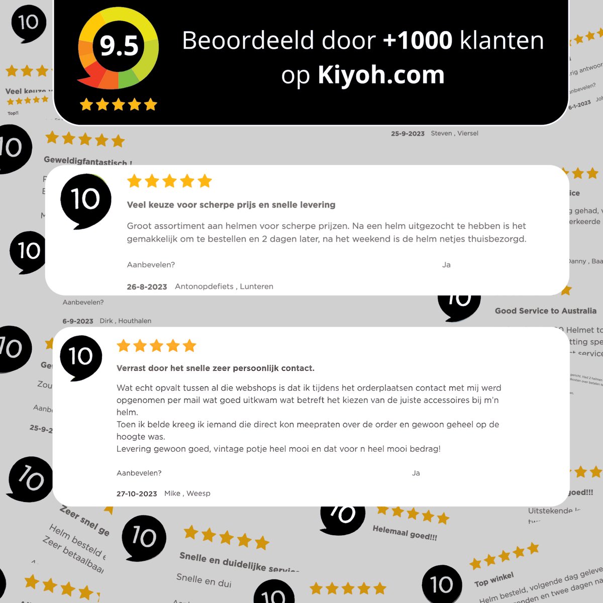 Vintage zwart - wit leren pothelm