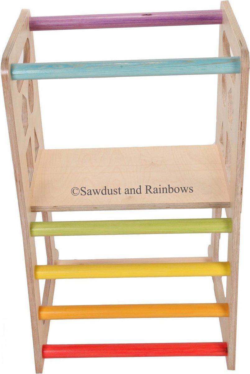 Sawdust and Rainbows sta op regenboog