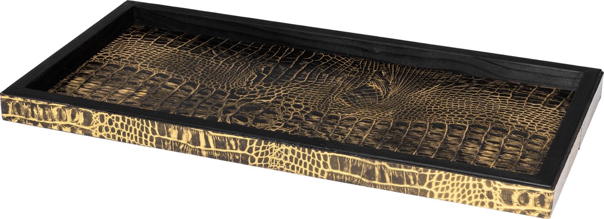 Cartello Home - Dienblad - 30X60 goud – Croco - Vocht & Vuil afstotend