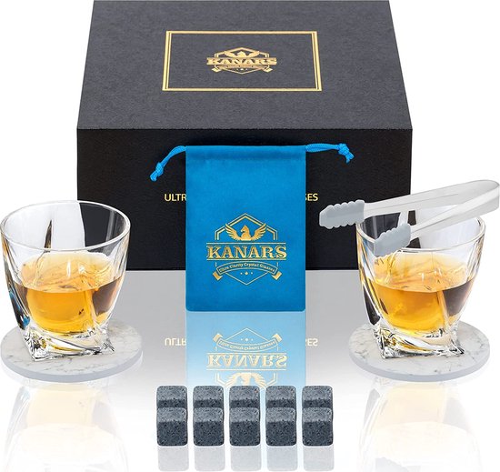 Whiskeyglazen set – duurzaam – premium kwaliteit – feest - cadeau
