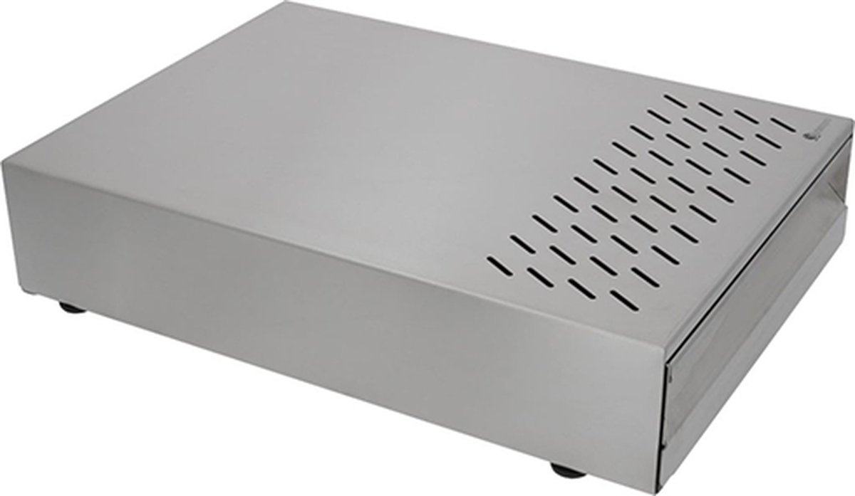 BaristaPro Uitkloplade - RVS - 370x280x85mm