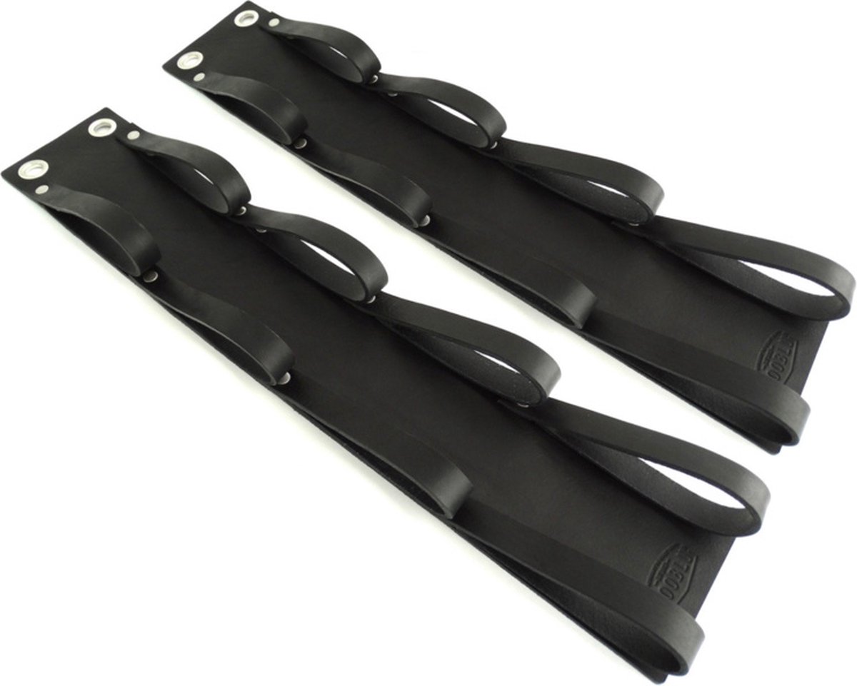 NOOBLU Flessenhouder BOTL - vintage zwart - set van 2