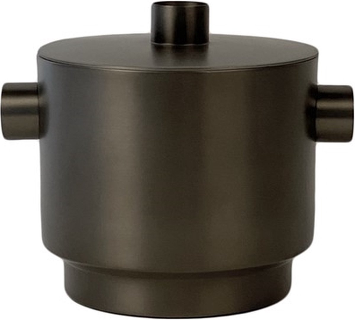 XLBoom Rondo IJsemmer - RVS - Zwart - 20 × 20 × 18 cm