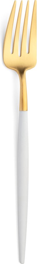 Cutipol Goa - Visvork- Wit/Goud (6 stuks)