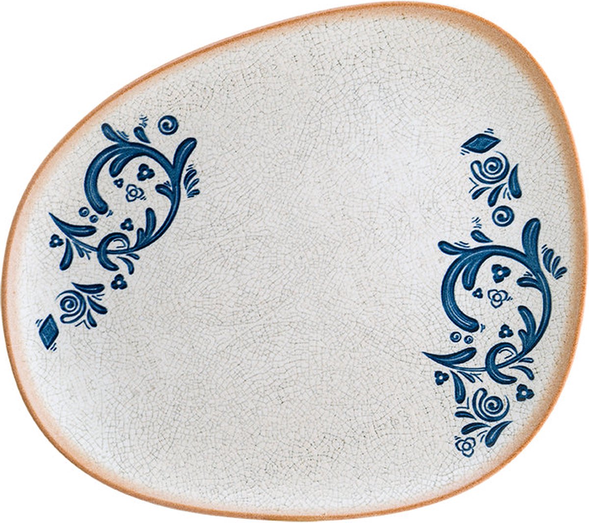 Bonna Platte Bord - Viento - Porselein - 33 cm - set van 6