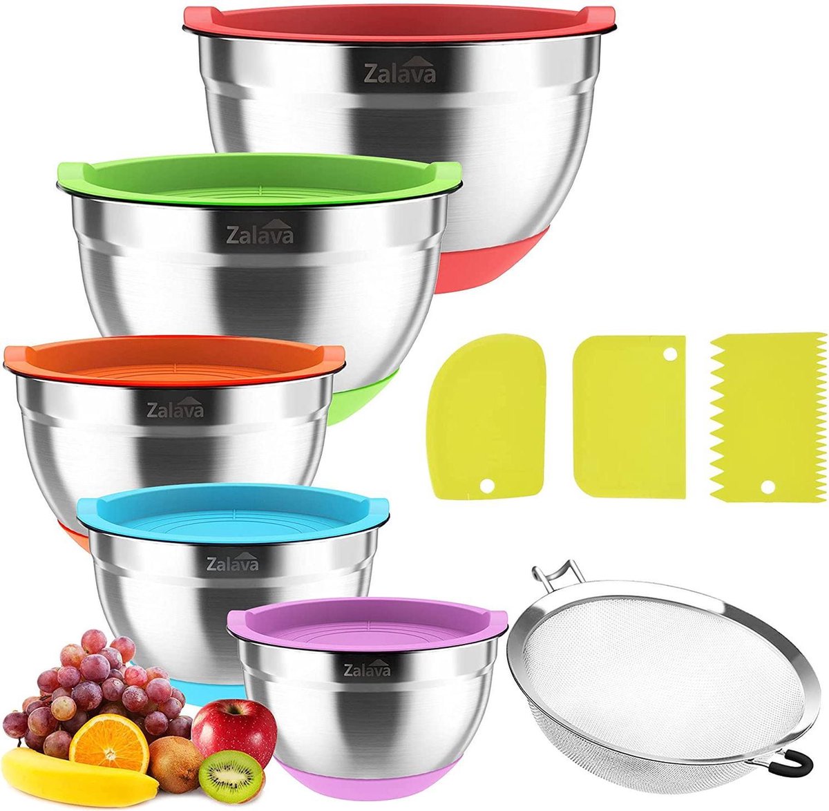 Set van 5 mengkommen