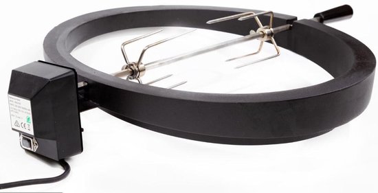 Patton Kamado 21" - elektrisch draaispit - electric rotisserie - 220 V.