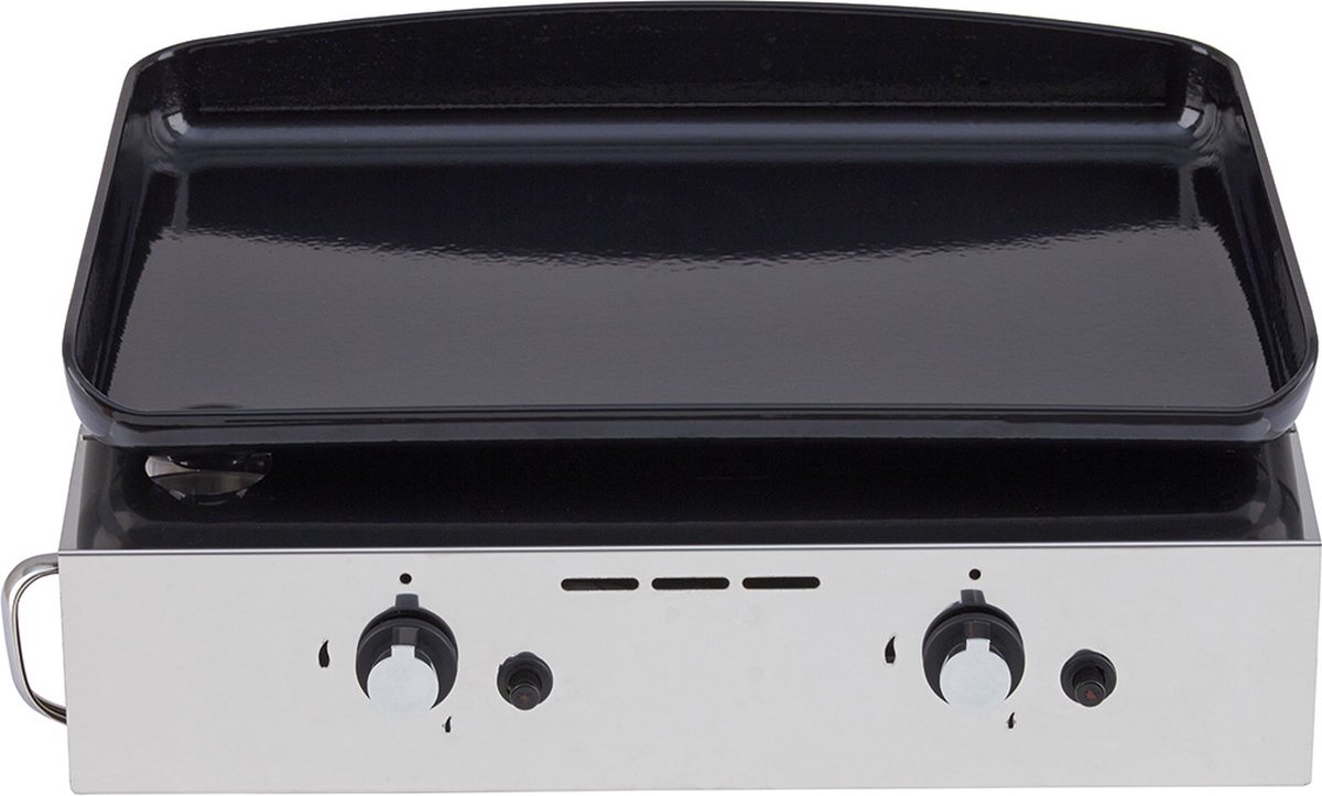 ENO INITIAL 50 - GASBARBECUE - PLANCHA - BAKPLAAT - LEVENSLANGE GARANTIE - 2 BRANDERS