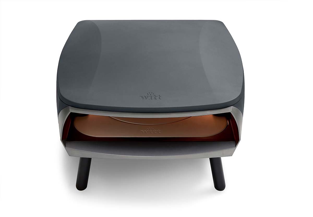 Witt ETNA Rotante ANTRACIET - pizza oven met draaiende steen - gas - 500 graden in 15 minuten