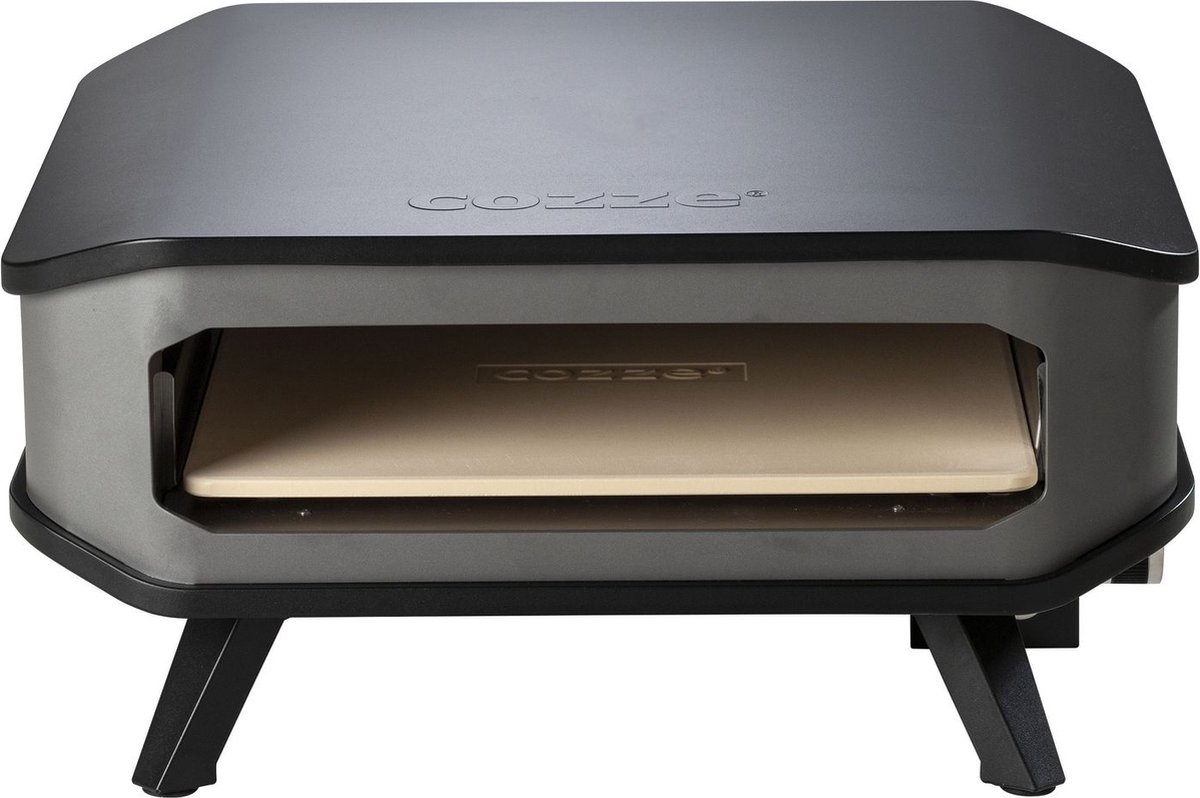 Cozze Gas Pizzaoven 17'' Met Pizzasteen 8kw Zwart/grijs