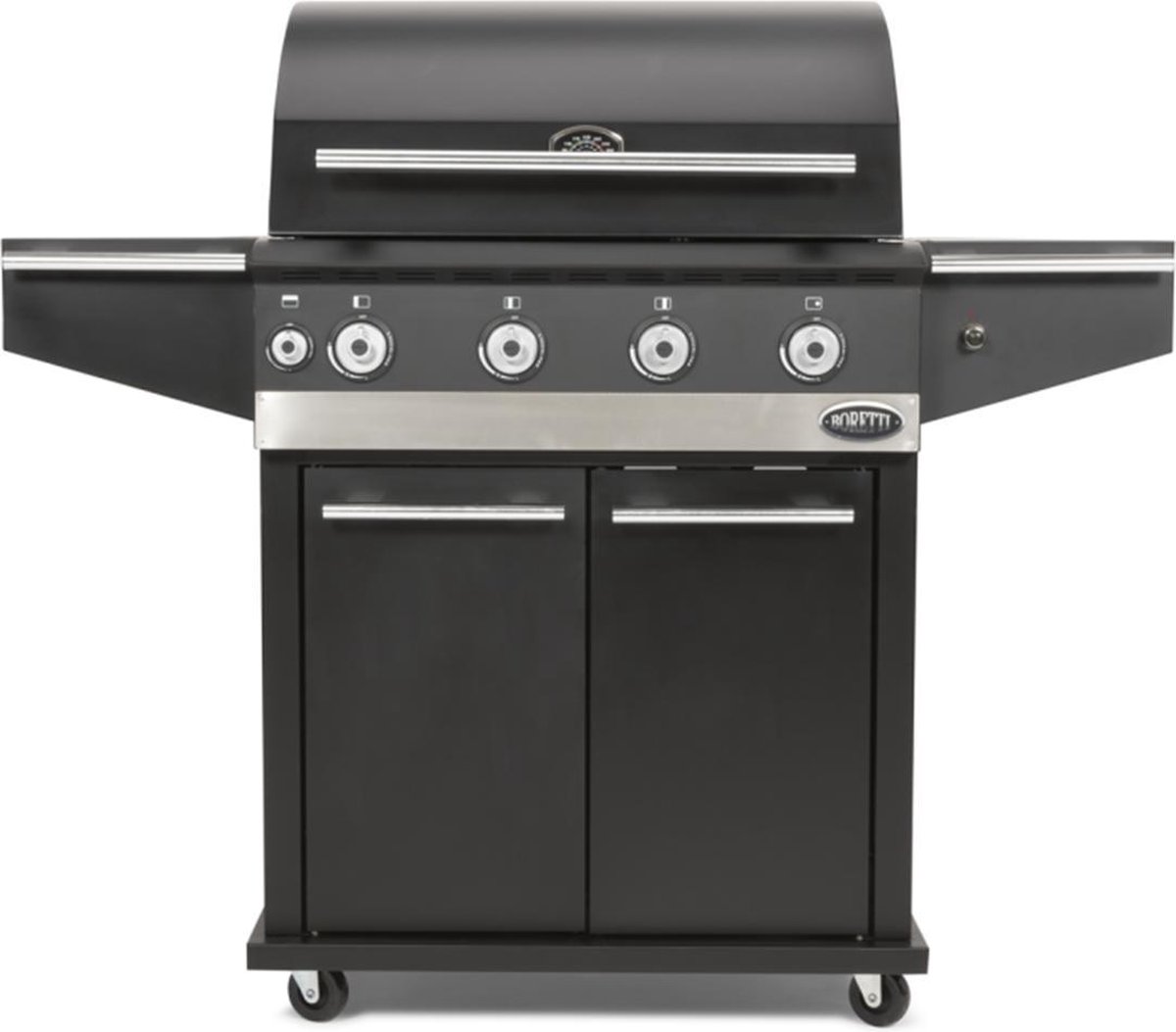 Boretti Ibrido Gasbarbecue - Hybride: geschikt voor gas & houtskool