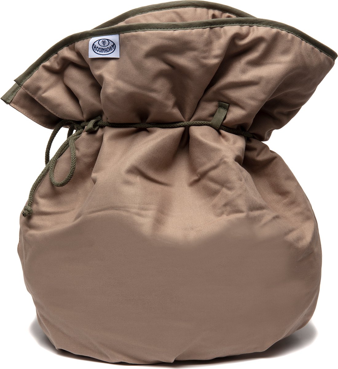 Hooimadam - Taupe canvas - set van 2 - groot+klein - hooikist - kookzak - slowcooking - duurzaam koken - energiezuinig koken
