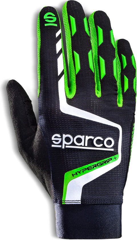 Sparco Gaming Handschoen HYPERGRIP+ Zwart/Groen Maat EU 12 Formule 1 race handschoenen