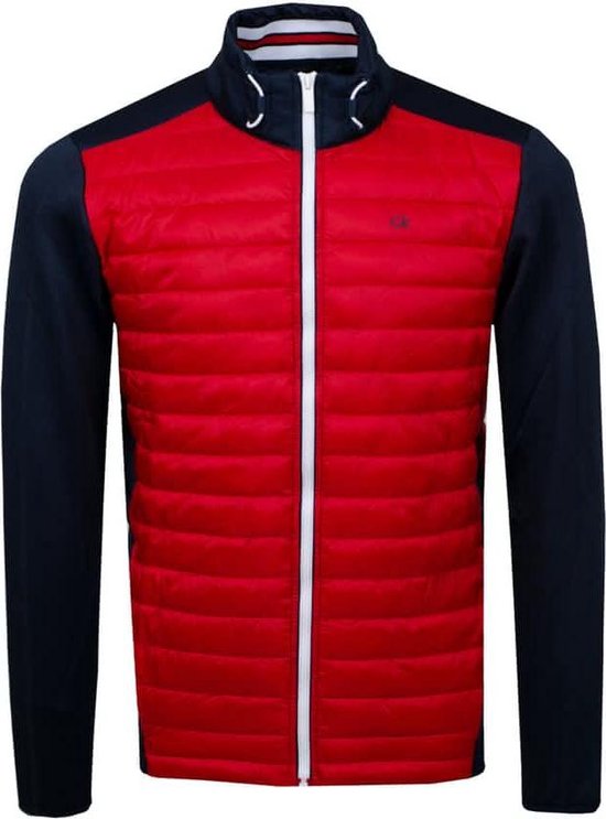 Calvin Klein Golf Men Jkt - Sportjas - Vest - Heren - Donkerblauw/Rood S