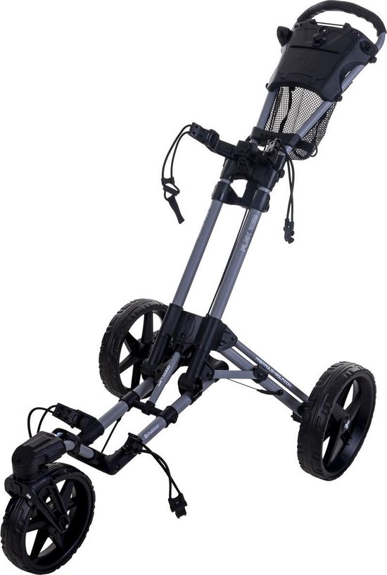 FastFold Flex 360 Golftrolley - Grijs Zwart
