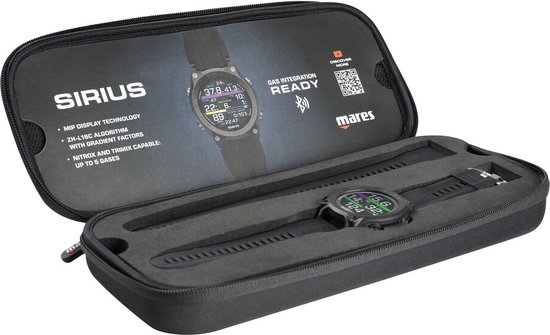 Mares Sirius - Duikcomputer Horlogemodel - Zilver