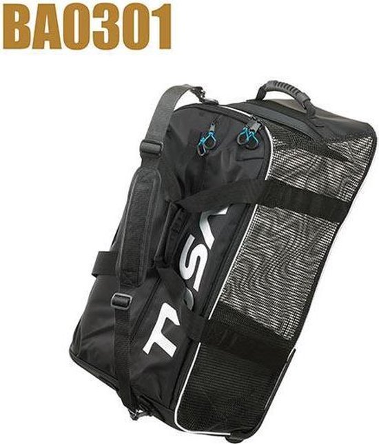 TUSA Mesh Roller Bag - BA0301 - zwart