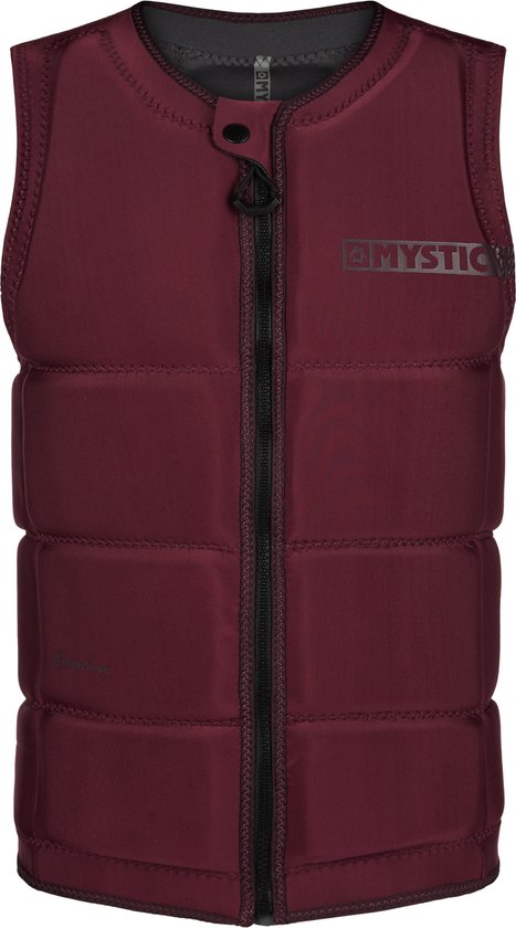Mystic Star Impact Vest Wake CE - Oxblood Red - XXL
