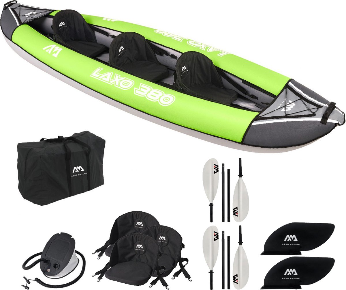 Aqua Marina Laxo LA-380 Kajak 2022 Opblaasbaar - 3 Persoons