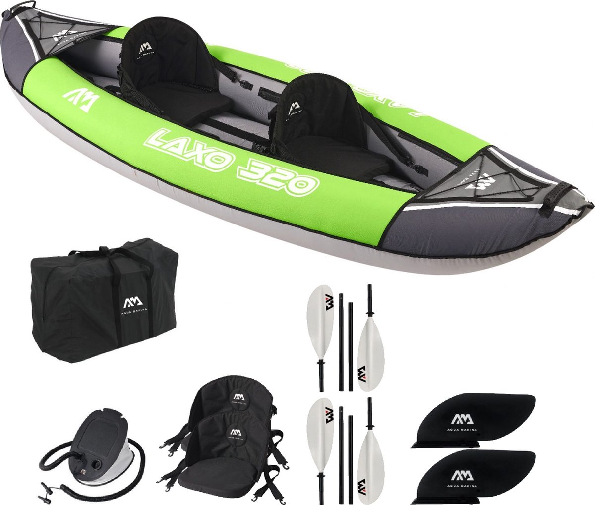 Aqua Marina Laxo LA-320 Kajak Opblaasbaar - 2 Persoons