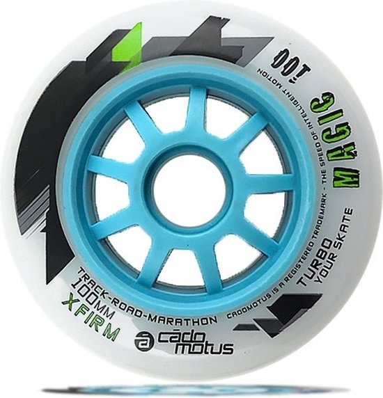 Magic inline skate wiel | XF | 85A/60A (medium) | per set | 100mm