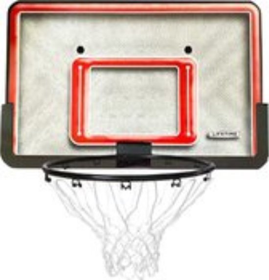 Lifetime - Basketbalbord met Slam-it Ring - Wit Rood Zwart