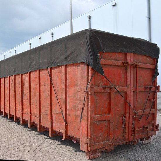 Aanhanger / Container Gaasnet 280 g/m² - 3.50 x 7 m - zwart