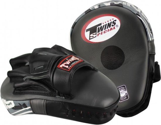 Twins Special Curved Mitts Grey / Black - Grijs