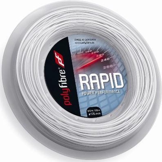 Polyfibre TCS Rapid 200 m. tennissnaar 1,25 mm.