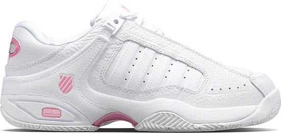 K-Swiss Defier Dames - Sportschoenen - Tennis - Smashcourt - White/Pink