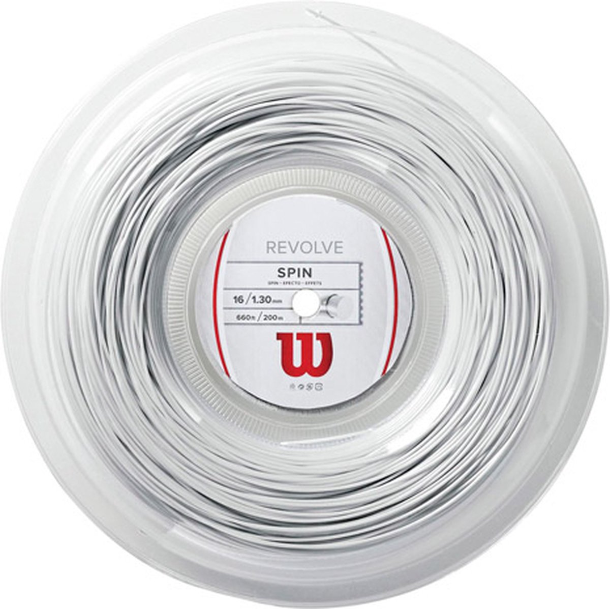 Wilson Revolve 200m -zwart-1.25mm