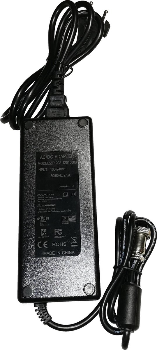 Externe voeding tennis ballenkanon Spinfire / Tennismash (voor continu gebruik van het ballenkanon)