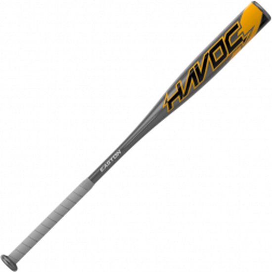 Easton - MLB - Honkbal - Havoc - Jeugd - Honkbalknuppel - Met USA Logo - 2 ¼ barrel - Grijs/Oranje - 28 inch/18 ounce