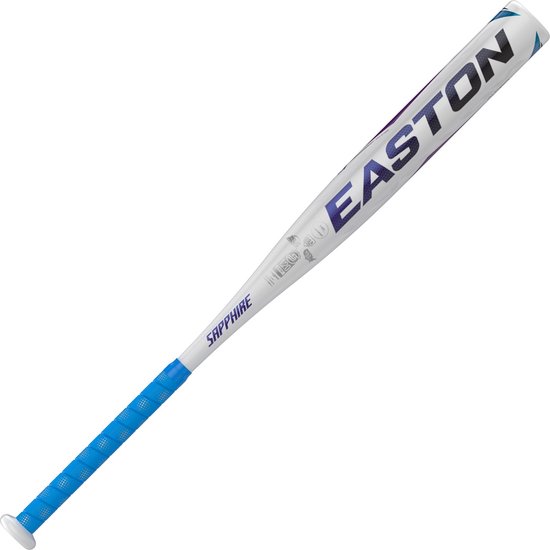 Easton - Softbalknuppel - PFP22SAP - Fastpitch Softball - Dames - Aluminium - Sapphire - (-12) - Paars/Wit - 30 inch/18 ounce