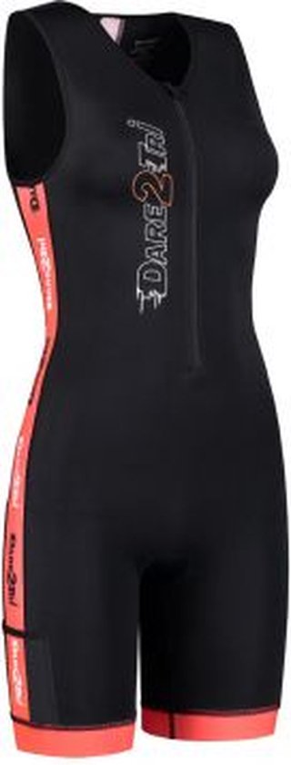 Coldmax tri-suit dames zwart-rood XS