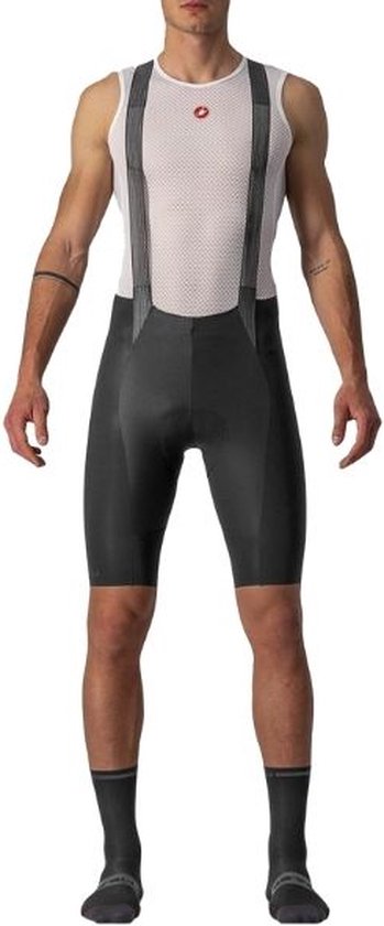 Castelli Koersbroek Heren Zwart - FREE AERO RC BIBSHORT BLACK-3XL