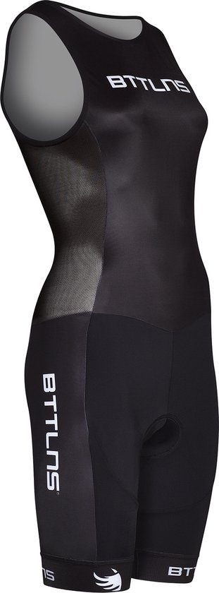 BTTLNS trisuit - triathlon pak - trisuit mouwloos dames - Nemesis 1.0 - zwart - XS